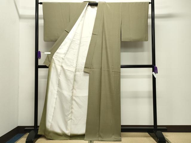 平和屋着物●江戸小紋　角通し　正絹　逸品　CABI0421gh