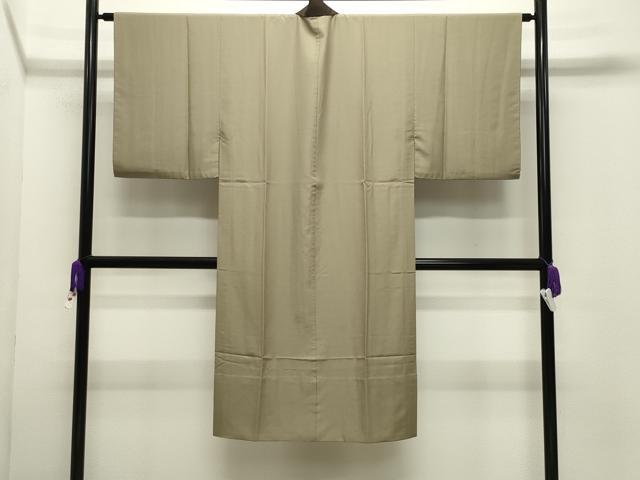 平和屋着物●男性　洗える最高級着物　＜英＞はなぶさ謹製　長襦袢　無双仕立て　色無地　油色　CABI0424gh