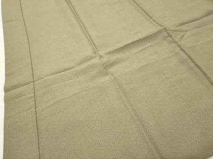 平和屋着物●男性　洗える最高級着物　＜英＞はなぶさ謹製　長襦袢　無双仕立て　色無地　油色　CABI0424gh