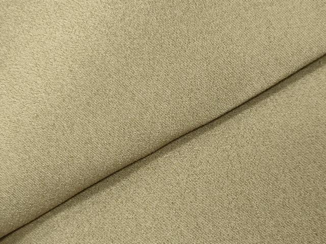 平和屋着物●男性　洗える最高級着物　＜英＞はなぶさ謹製　長襦袢　無双仕立て　色無地　油色　CABI0424gh