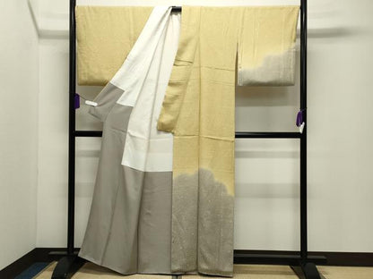 平和屋着物●訪問着　菊尽くし　暈し染め　正絹　逸品　CABI0425gh