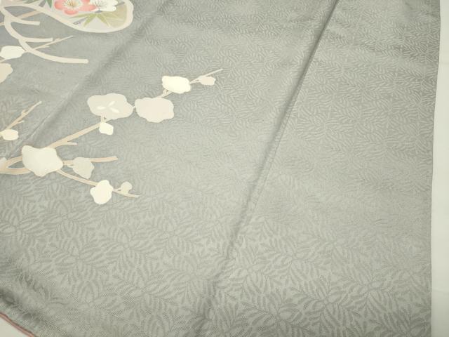 平和屋着物●訪問着　松竹梅文　金彩　正絹　逸品　CABI0430gh
