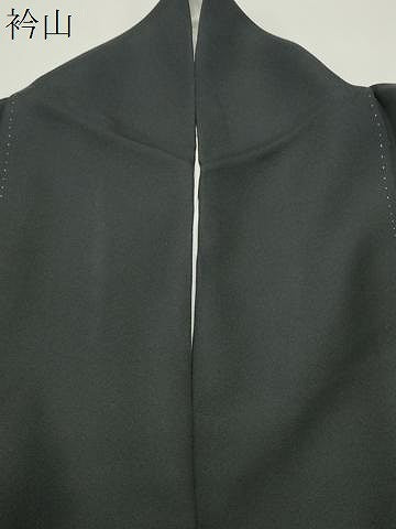 平和屋着物●訪問着　手描き　犬　ポメラニアン　暈し染め　黒地　正絹　逸品　CABI0431gh