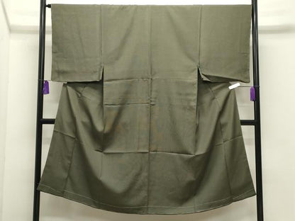 平和屋着物●男性　お召　霞文　三越扱い　正絹　逸品　未使用　CABI0435gh
