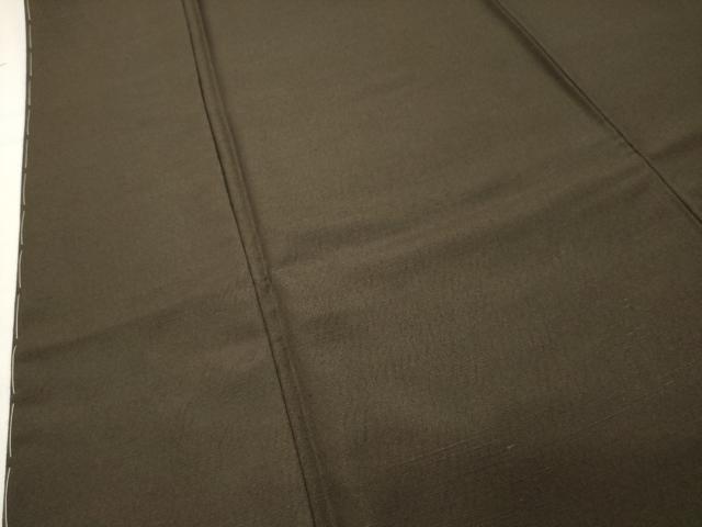 平和屋着物●男性　洗える最高級着物　＜英＞はなぶさ謹製　色無地　長襦袢・創作角帯セット　赤墨色　CABI0445gh