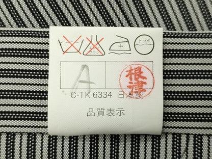 平和屋着物●男性　馬乗り袴　縞　正絹　逸品　CABI0452gh