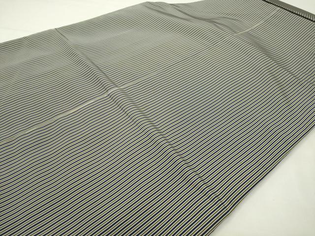 平和屋着物●男性　馬乗り袴　縞　正絹　逸品　未使用　CABI0453gh