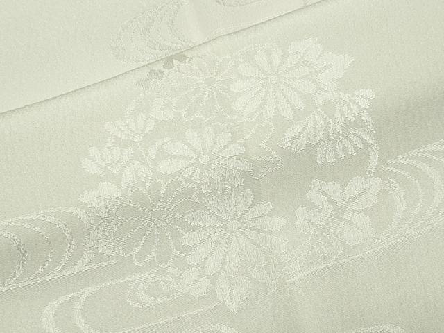 平和屋着物●長襦袢　無双仕立て　花丸地紋　暈し染め　正絹　逸品　CABI0456gh