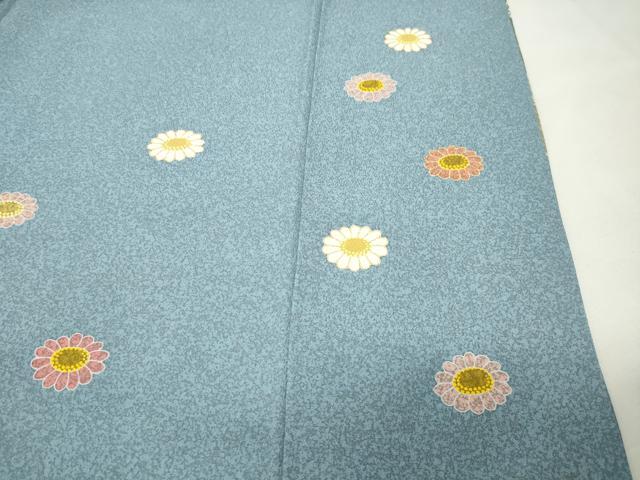 平和屋着物●京友禅の第一人者　松井青々　訪問着　駒刺繍　松竹梅花文　金彩　反端付き　正絹　逸品　CABI0463gh