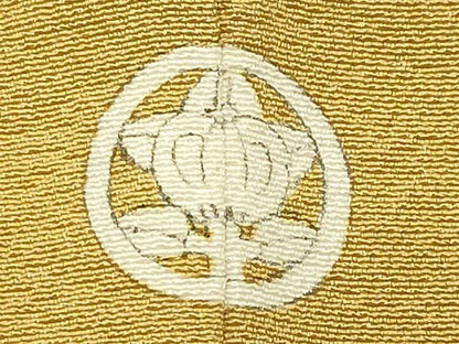 平和屋着物●上質な色無地　芥子色　正絹　逸品　未使用　CABI0466gh
