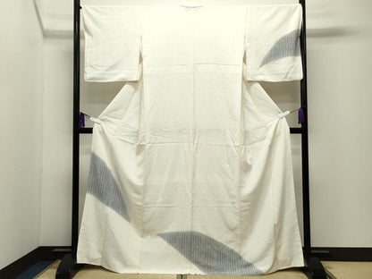 平和屋着物●訪問着　吉祥文　暈し染め　銀彩　正絹　逸品　CABI0477gh