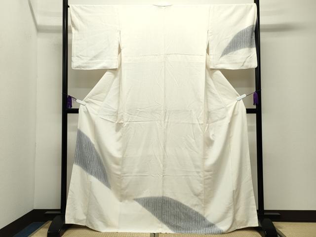 平和屋着物●訪問着　吉祥文　暈し染め　銀彩　正絹　逸品　CABI0477gh