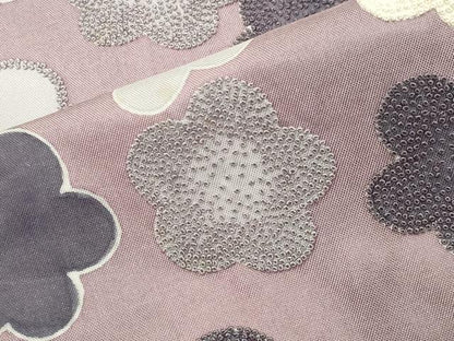 平和屋着物●中国三大刺繍　相良刺繍　本場大島紬　訪問着　作家物　枝梅文　正絹　逸品　CABI0480gh