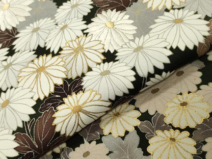 平和屋着物●訪問着　刺繍　菊文　暈し染め　金彩　正絹　逸品　CABI0481gh