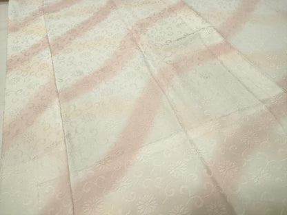 平和屋着物●洗える最高級着物　＜英＞はなぶさ謹製　長襦袢　無双仕立て　花唐草地紋　暈し染め　CABI0490gh