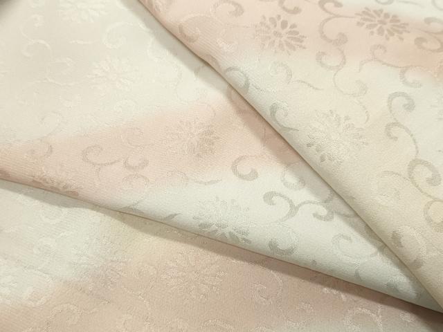 平和屋着物●洗える最高級着物　＜英＞はなぶさ謹製　長襦袢　無双仕立て　花唐草地紋　暈し染め　CABI0490gh