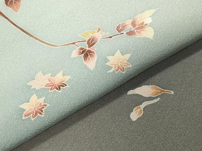 平和屋着物●訪問着　友禅　枝花文　暈し染め　正絹　逸品　未使用　CABI0491gh