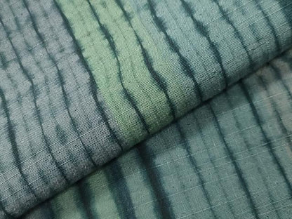 平和屋着物●上質な紬　杢目絞り　幾何学文様　正絹　逸品　CABI0495gh
