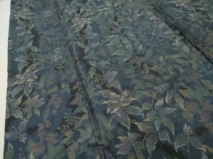 平和屋着物●本場大島紬　9マルキ　花唐草文　正絹　逸品　CABI0501gh