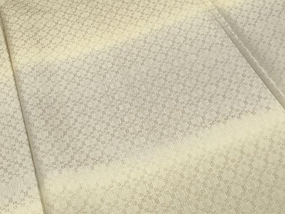 平和屋着物●訪問着　花織　横段文　暈し染め　正絹　逸品　CABI0527gh