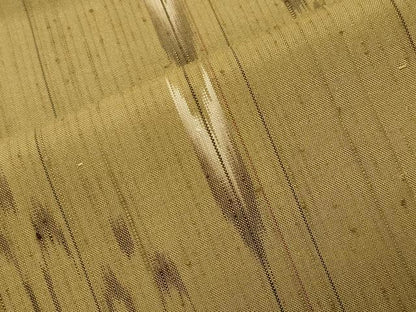 平和屋着物●上質な紬　琉球絣文様　反端付き　正絹　逸品　CABI0538gh