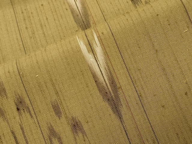 平和屋着物●上質な紬　琉球絣文様　反端付き　正絹　逸品　CABI0538gh