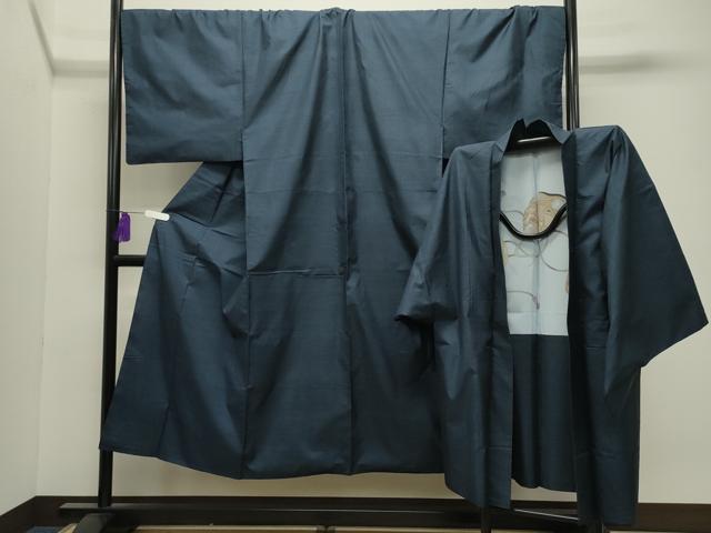 平和屋着物●男性　本場大島紬　アンサンブル　100亀甲　総詰め　正絹　逸品　CABI0542gh