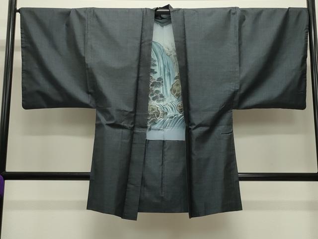 平和屋着物●男性　本場大島紬　アンサンブル　80亀甲　総詰め　平兼秀作　証紙付き　正絹　逸品　CABI0543gh
