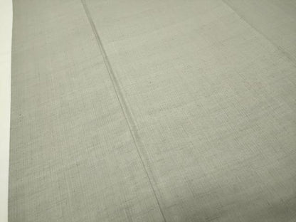 平和屋着物●上質な紬　色無地　青磁鼠色　正絹　逸品　CABI0546gh