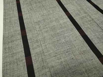平和屋着物●結城紬　80亀甲　間道　証紙付き　正絹　逸品　未使用　CABI0550gh