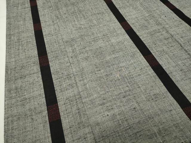 平和屋着物●結城紬　80亀甲　間道　証紙付き　正絹　逸品　未使用　CABI0550gh