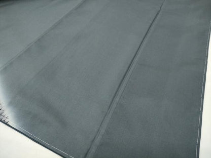 平和屋着物●中国三大刺繍スワトウ刺繍本場縞大島紬訪問着駒刺繍フクロウ市松舞桜文金糸ますいわ屋扱い　正絹　逸品　未使用　CABI0553gh