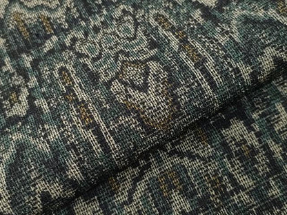 平和屋着物●本塩沢　幾何学文様　正絹　逸品　未使用　CABI0557gh