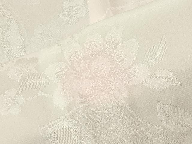 平和屋着物●振袖用長襦袢　無双仕立て　流水地紙花地紋　暈し染め　正絹　逸品　CABI0560gh