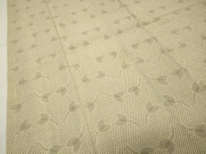 平和屋着物●白鷹お召　110亀甲　舞花文　正絹　逸品　CABI0566gh