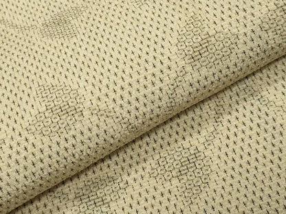 平和屋着物●白鷹お召　110亀甲　舞花文　正絹　逸品　CABI0566gh