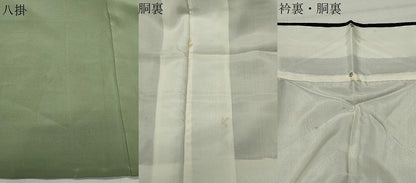 平和屋着物●白鷹お召　菱吉祥文　正絹　逸品　未使用　CABI0568gh