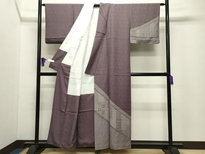 平和屋着物●訪問着　江戸小紋　吉祥柄　正絹　逸品　CABI0571gh