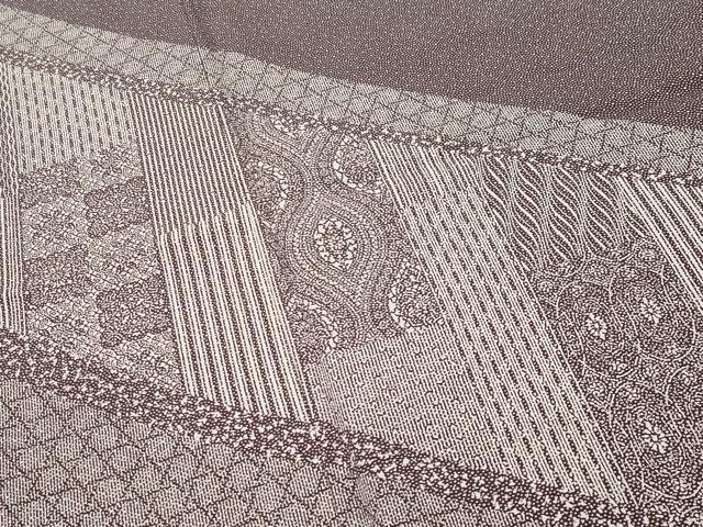 平和屋着物●訪問着　江戸小紋　吉祥柄　正絹　逸品　CABI0571gh