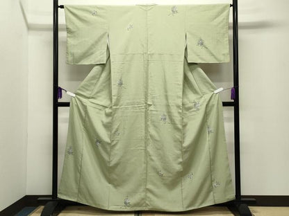 平和屋着物●上質な紬　辻が花　絞り　正絹　逸品　CABI0578gh