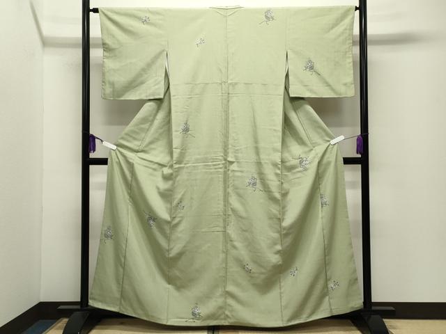 平和屋着物●上質な紬　辻が花　絞り　正絹　逸品　CABI0578gh