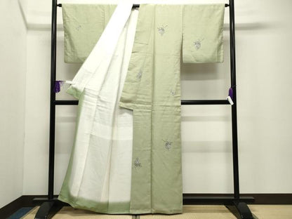 平和屋着物●上質な紬　辻が花　絞り　正絹　逸品　CABI0578gh
