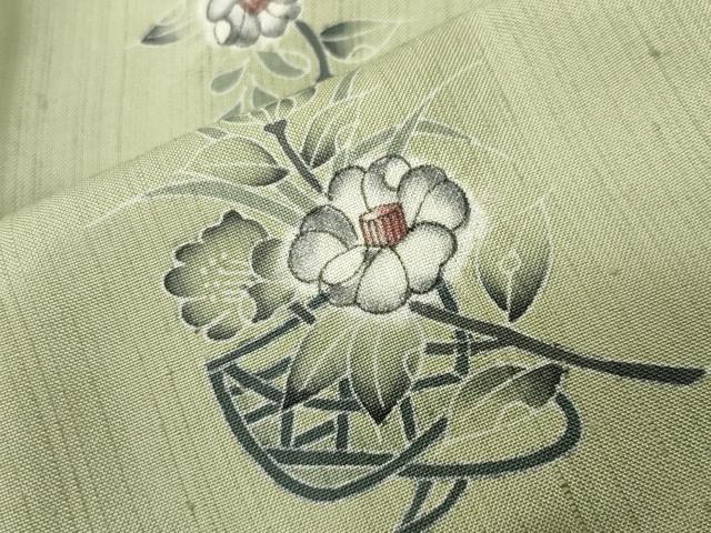 平和屋着物●上質な紬　辻が花　絞り　正絹　逸品　CABI0578gh