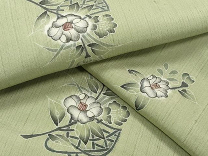 平和屋着物●上質な紬　辻が花　絞り　正絹　逸品　CABI0578gh