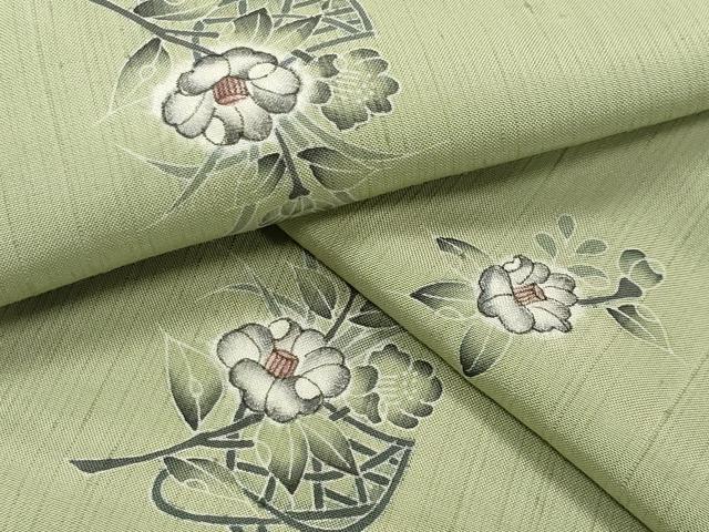 平和屋着物●上質な紬　辻が花　絞り　正絹　逸品　CABI0578gh