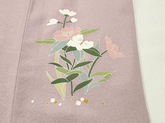 平和屋着物●訪問着　友禅　花籠文　暈し染め　正絹　逸品　未使用　CABI0579gh
