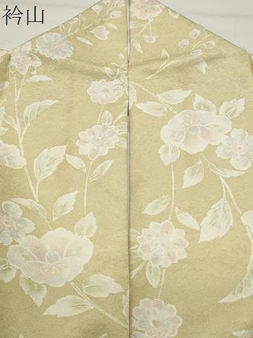 平和屋着物●上質な小紋　花唐草文　正絹　逸品　CABI0584gh