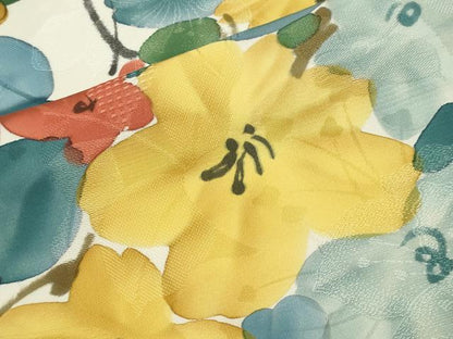 平和屋着物●上質な小紋　地紋起こし　枝花文　正絹　逸品　CABI0589gh