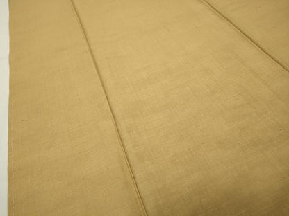 平和屋着物●結城紬　色無地　玉蜀黍色　正絹　逸品　CABI0600gh