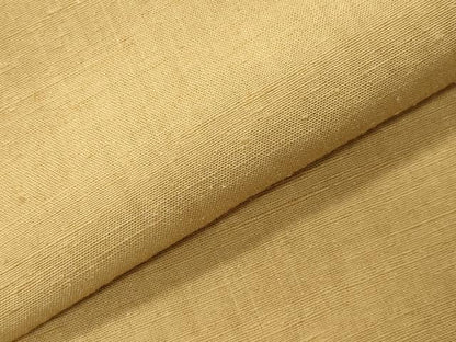 平和屋着物●結城紬　色無地　玉蜀黍色　正絹　逸品　CABI0600gh